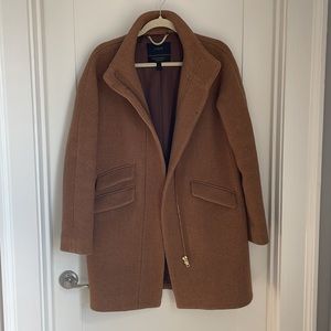 RARE J.Crew Cocoon Coat in Camel Size 6